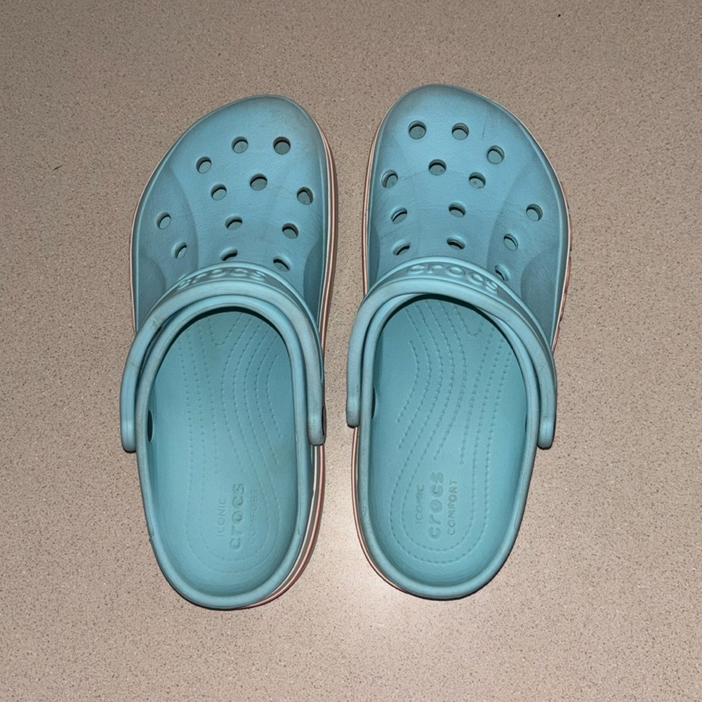 Blue crocs
